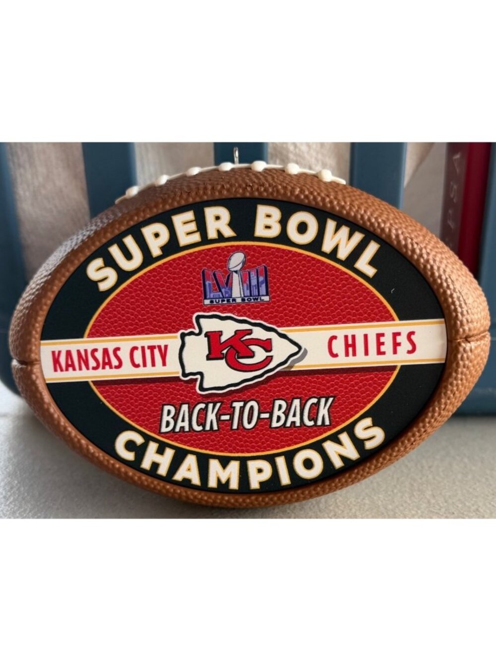 2024 Super Bowl LVIII Champions NFL Kansas City Chiefs Christmas Tree Ornament